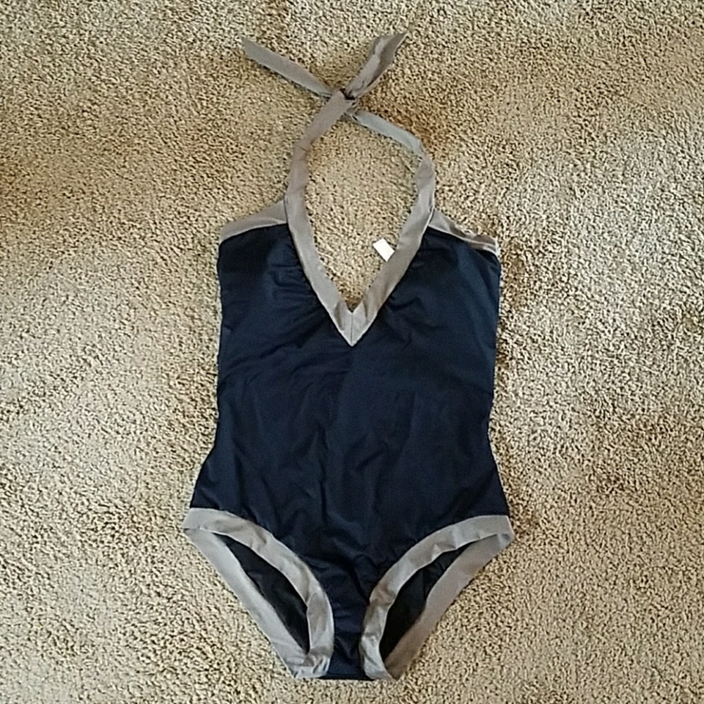 Trina Turk One Piece Halter Swimsuit